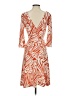 Free Lance Print Orange Cocktail Dress Size S (estimated) - photo 2