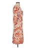 Free Lance Print Orange Cocktail Dress Size S (estimated) - photo 4