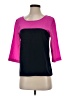 Amanda Uprichard Color Block Pink 3/4 Sleeve Top Size P (petite) - photo 1