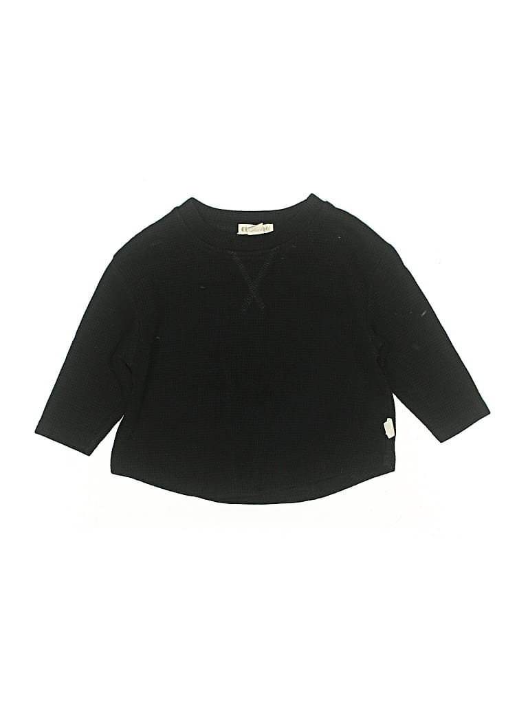 Pre-owned Assorted Brands Babies' 3/4 Sleeve T-shirt In Black