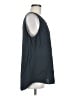 Eileen Fisher 100% Silk Gray Blouse Size M - photo 4