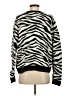 Halogen Animal Print Black Pullover Sweater Size L - photo 2