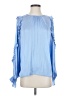 Ann Taylor LOFT 100% Polyester Blue Sleeveless Blouse Size M - photo 1
