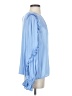 Ann Taylor LOFT 100% Polyester Blue Sleeveless Blouse Size M - photo 4
