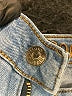 Bamboo Color Block Blue Jeans Size 7 - 8 - photo 7