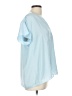 The Limited 100% Polyester Blue Short Sleeve Blouse Size L - photo 4