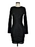 Reiss 100% Polyester Solid Black Cocktail Dress Size 4 - photo 1