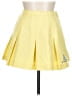 Le Coq Sportif 100% Polyester Solid Yellow Active Skirt Size 10 - photo 1