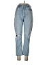 AGOLDE 100% Cotton Hearts Blue Jeans Size 30 waist - photo 1