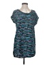Aqua 100% Silk Teal Short Sleeve Top Size S - photo 1