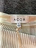 ACOA collection 100% Polyester Solid Ivory Casual Skirt Size L - photo 4