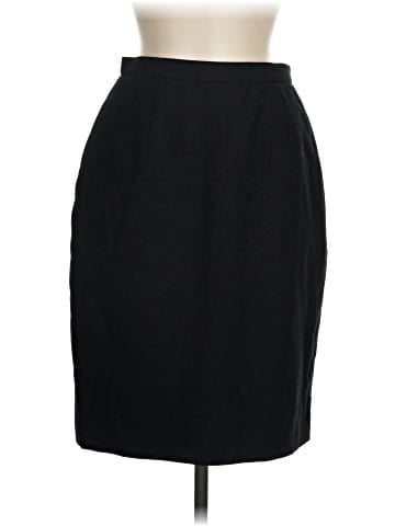 Kasper Wool Skirt (view 1)