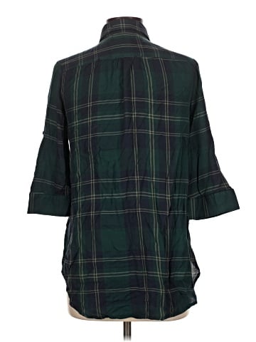 Sag Harbor 3/4 Sleeve Button-Down Shirt (view 2)
