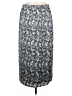 Halogen 100% Polyester Paisley Gray Casual Skirt Size M - photo 2