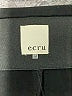 Ecru Solid Black Active Pants Size M - photo 7