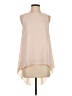 CATHERINE Catherine Malandrino 100% Polyester Tan Sleeveless Blouse Size S - photo 1