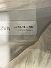 Zara 100% Cotton Solid Ivory Long Sleeve Button-Down Shirt Size 13 - 14 - photo 3
