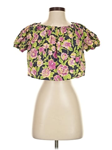 MDS Stripes Short Sleeve Blouse (view 1)