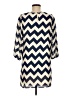 Sugarlips 100% Polyester Chevron-herringbone Blue Casual Dress Size M - photo 2
