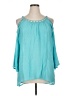 Spense Teal 3/4 Sleeve Blouse Size XL - photo 1