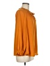 Old Navy 100% Polyester Orange 3/4 Sleeve Blouse Size M - photo 4