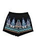 Shein Print Black Shorts Size 2 - photo 1