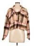 Elan 100% Polyester Plaid Brown Jacket Size M - photo 1