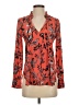 J.Crew Collection 100% Silk Orange Blouse Size 00 - photo 1