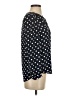 J.Crew 100% Polyester Polka Dots Black Long Sleeve Blouse Size XXS - photo 4