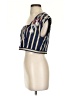 BCBGMAXAZRIA Blue Sleeveless Blouse Size no size - photo 5