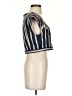 BCBGMAXAZRIA Blue Sleeveless Blouse Size no size - photo 4