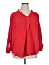 Fervour 100% Polyester Red 3/4 Sleeve Blouse Size 1X - photo 1