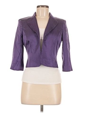 Adrianna Papell Silk Blazer (view 1)