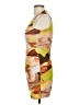 PrettyLittleThing Graphic Brown Cocktail Dress Size 6 - photo 5