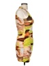 PrettyLittleThing Graphic Brown Cocktail Dress Size 6 - photo 4