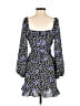 BCBGeneration Hearts Blue Cocktail Dress Size 6 - photo 2