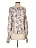 By Anthropologie 100% Polyester Ivory Long Sleeve Blouse Size S - photo 1