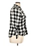 Cato 100% Cotton Checkered-gingham Black Long Sleeve Button-Down Shirt Size XL - photo 4