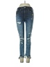 Express Hearts Blue Jeans Size 00 - photo 1