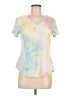 Bobbie Brooks Tie-dye White Short Sleeve Top Size M - photo 1