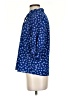 CeCe Stars Blue 3/4 Sleeve Blouse Size XS - photo 5