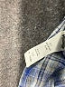Assorted Brands 100% Cotton Blue 3/4 Sleeve Button-Down Shirt Size M - photo 5