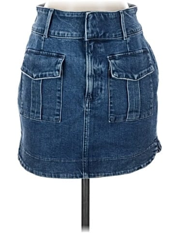 Express Denim Skirt (view 1)