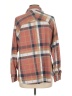 BKE Plaid Brown Long Sleeve Blouse Size M - photo 2
