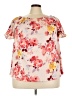 Honeyme Pink Short Sleeve Blouse Size XXL - photo 1