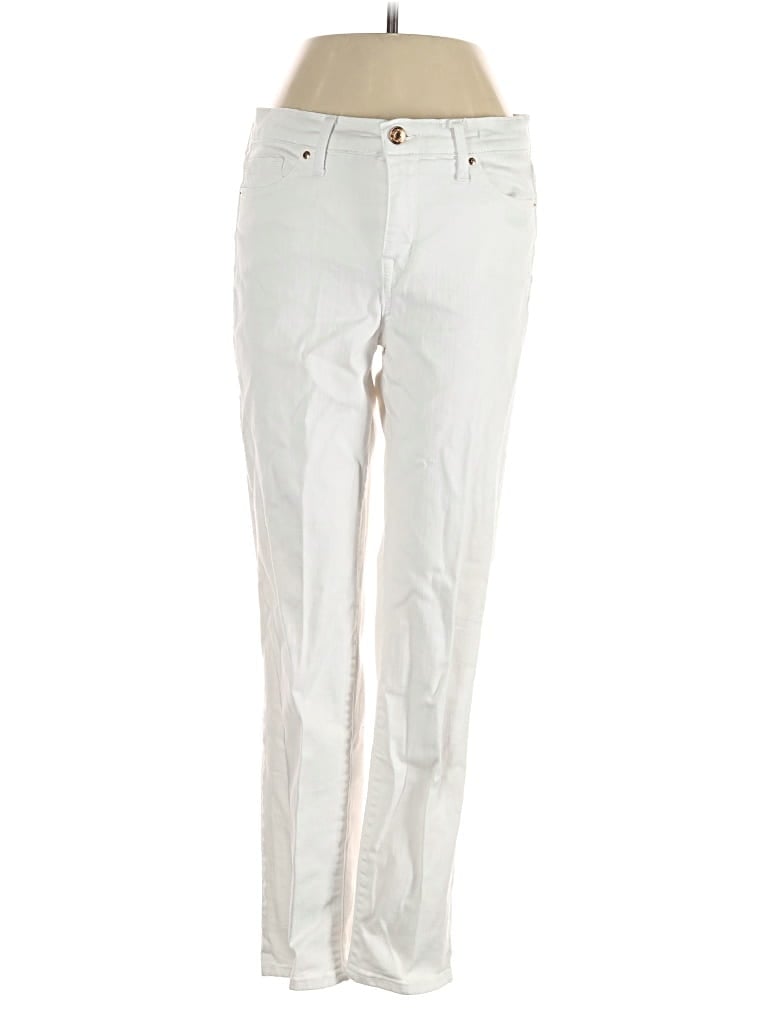 Pre-owned Ella Moss Jeans In Ivory