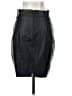 Express 100% Polyurethane Black Faux Leather Skirt Size 2 - photo 2