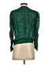 Parker Green Long Sleeve Silk Top Size XXS - photo 2
