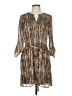 Daniel Rainn 100% Polyester Animal Print Gold Brown Cocktail Dress Size M - photo 1