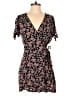 Ann Taylor LOFT 100% Rayon Floral Black Romper Size 6 - photo 1